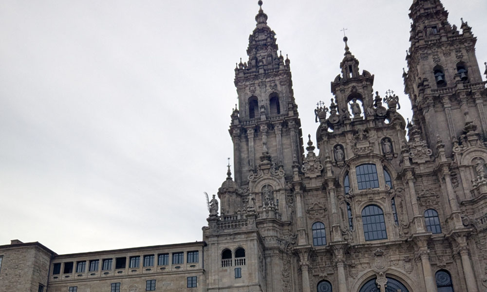 Arrivée à Saint-Jacques de Compostelle 